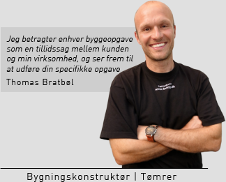 Thomas Bratbøl fra BV BYG Tømmerfirma